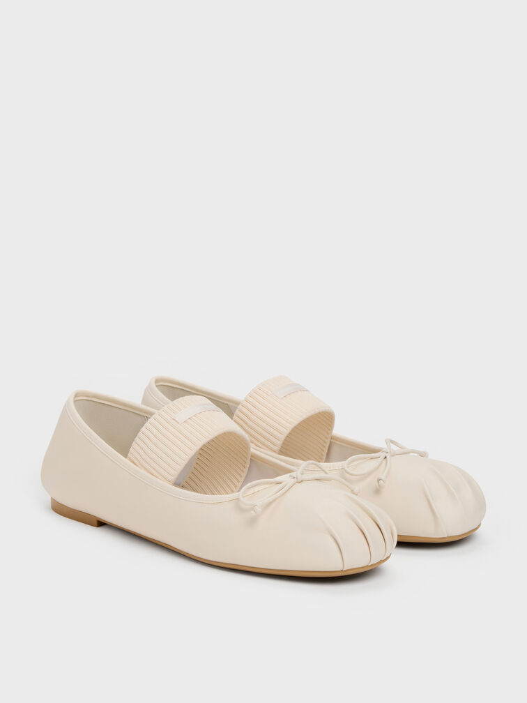 Winona Mary Jane Flats, Chalk, hi-res