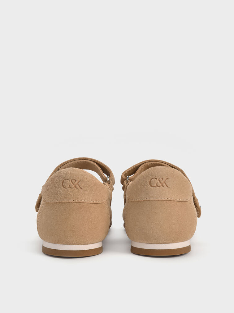 Jace Suede Mary Jane Sneakers, Beige, hi-res