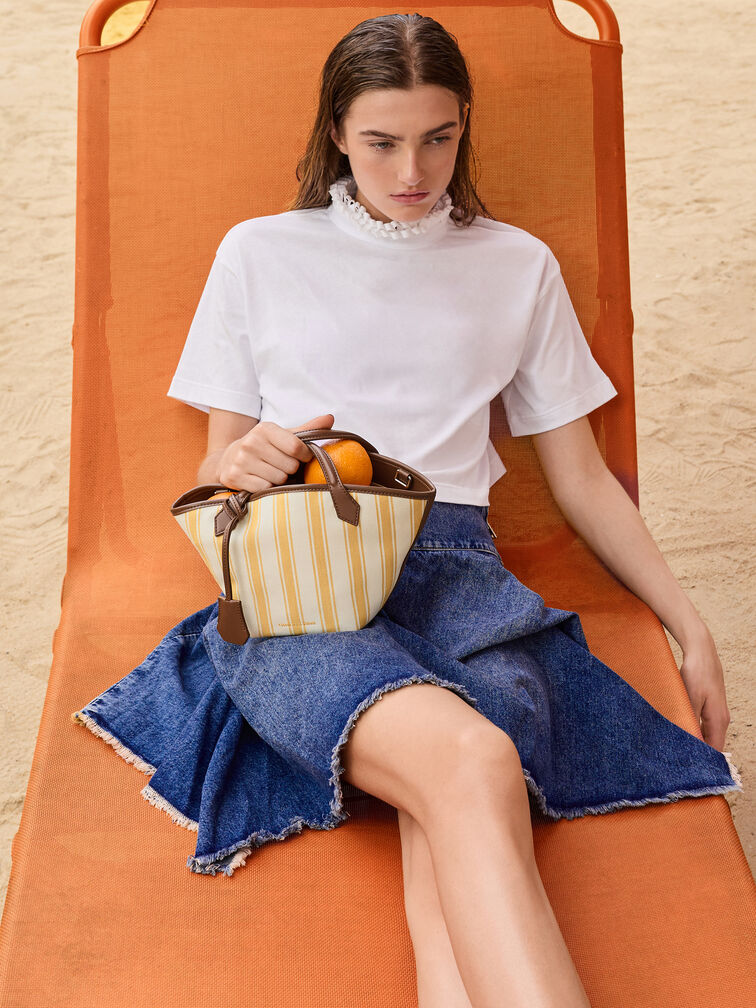 T&uacute;i tote Mini Ivanna, Butterscotch Yellow, hi-res