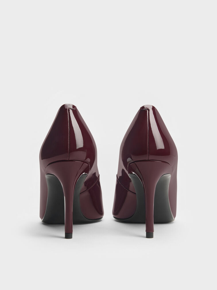Gi&agrave;y cao g&oacute;t mũi nhọn Emmy Patent, Đỏ burgundy, hi-res