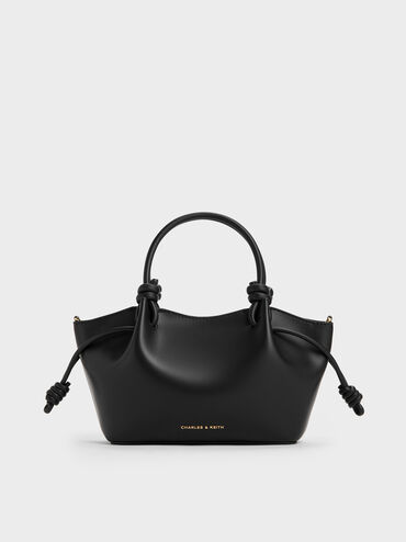 T&uacute;i tote h&igrave;nh thang Sammie, Đen, hi-res