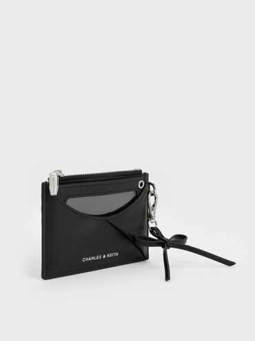 V&iacute; đựng thẻ Hazel Bow Panelled, Noir, hi-res