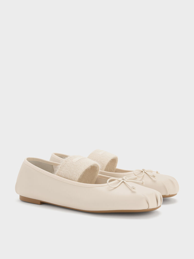 Winona Mary Jane Flats, Chalk, hi-res