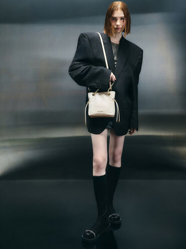 Arya Braided-Strap Double-Handle Crossbody Bag, Cream, hi-res