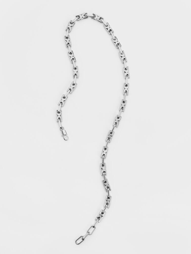 Adalyn Interlocking Necklace, Silver, hi-res