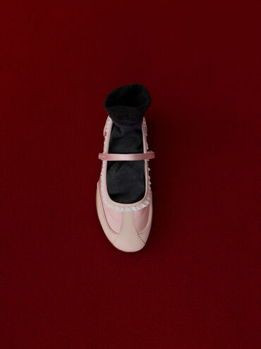 Gi&agrave;y b&uacute;p b&ecirc; quai ngang Louise, Hồng nhạt, hi-res