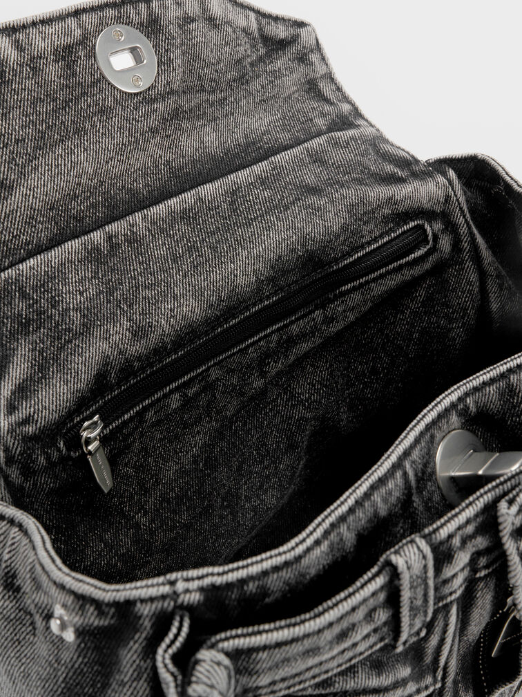 T&uacute;i x&aacute;ch Arita Denim Jeans, Denim Noir, hi-res