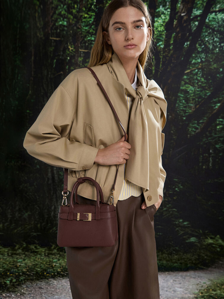 T&uacute;i tote Jody Leather Belted, N&acirc;u, hi-res