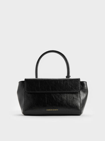 Acelynn Rope-Chain Tote Bag, Black, hi-res