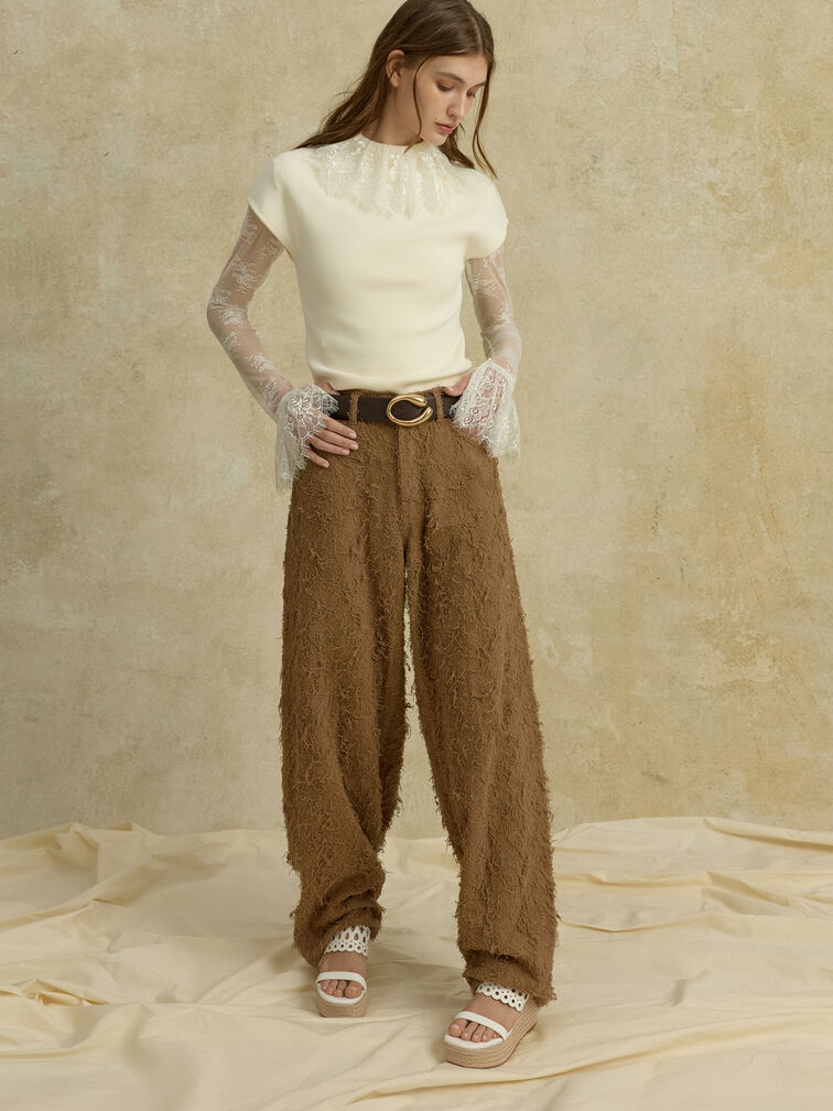 D&eacute;p đế xuồng Cut-Out, Trắng, hi-res