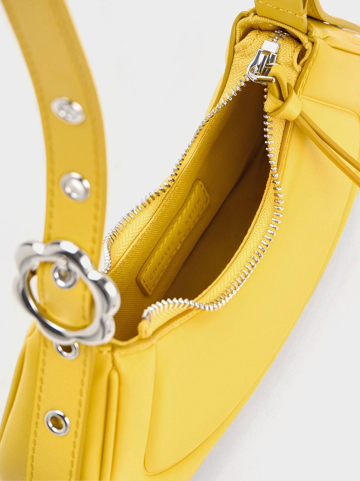 Túi đeo vai Petra Curved, Vàng, hi-res