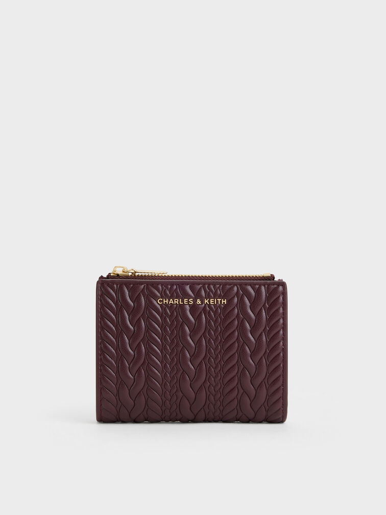 V&iacute; ngắn d&aacute;ng gập Apolline, Wineberry Red, hi-res