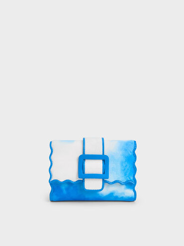 Waverly Cloud-Print Scallop-Trim Wallet, Multi, hi-res