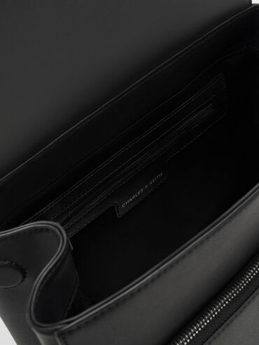 Balo nắp gập Octavia Front Flap Structured, Noir, hi-res
