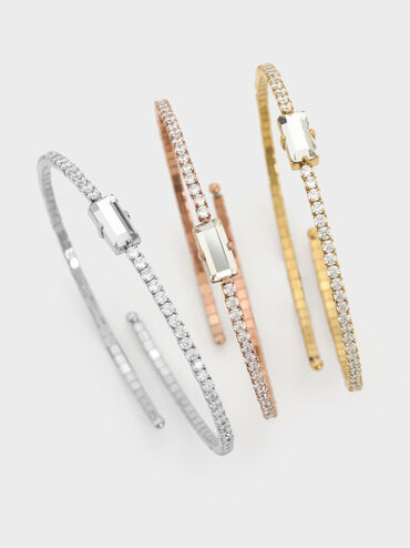 V&ograve;ng đeo tay Quincy Crystal, V&agrave;ng đồng, hi-res