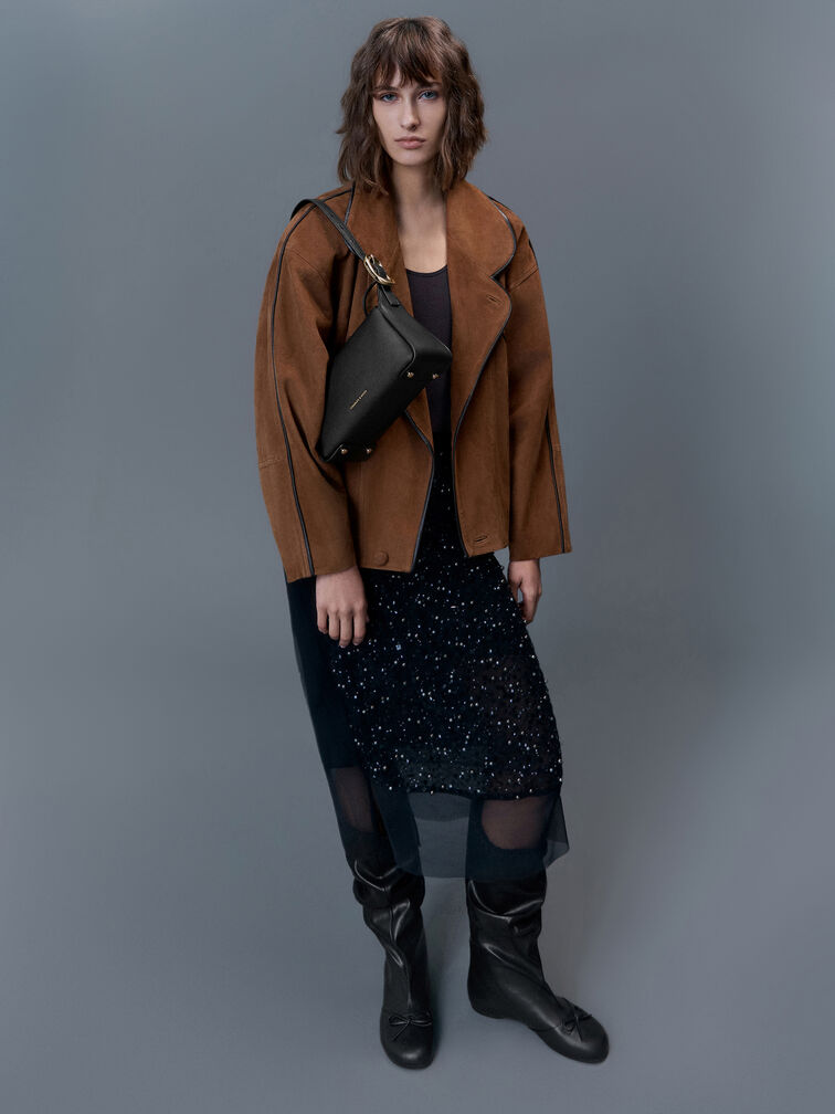 Aislin Shoulder Bag, Black, hi-res
