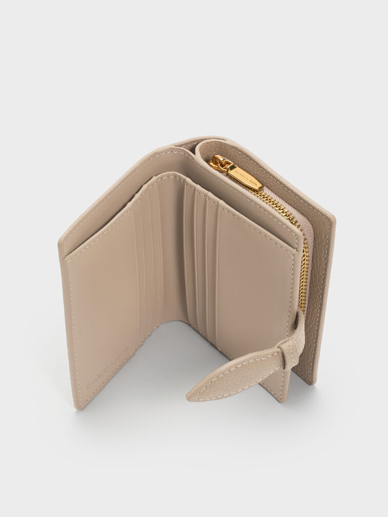 Allyn Small Wallet, Taupe, hi-res
