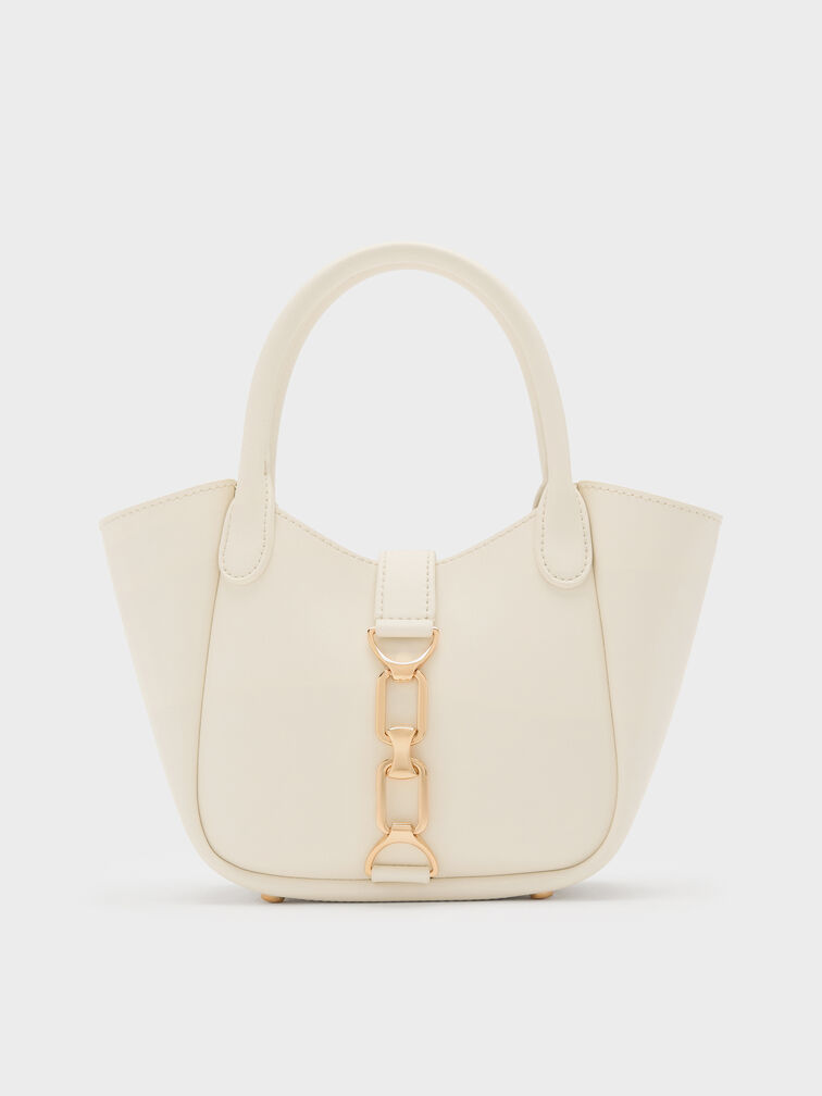 T&uacute;i tote Agatha Chain-Accent, Kem, hi-res