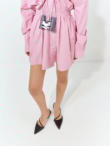 Gi&agrave;y sandals cao g&oacute;t Briella Sequinned, Đen họa tiết, hi-res