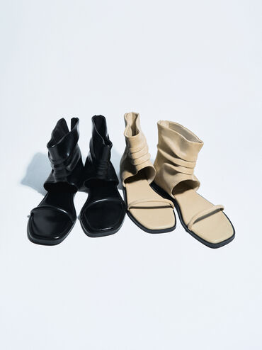 Gi&agrave;y sandals dạng boots Joplin, Đen, hi-res