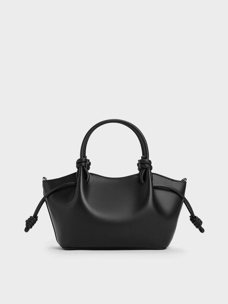 T&uacute;i tote h&igrave;nh thang Sammie, Đen, hi-res