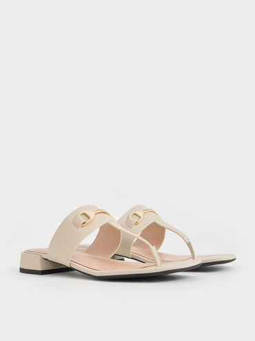 D&eacute;p kẹp T-Bar Metallic Accent, Phấn, hi-res