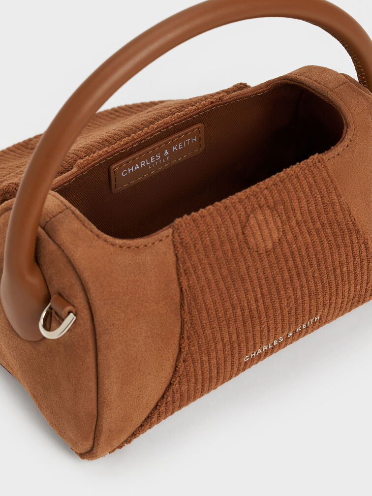 T&uacute;i x&aacute;ch b&eacute; g&aacute;i Nelly Recycled Suede & Corduroy, N&acirc;u, hi-res