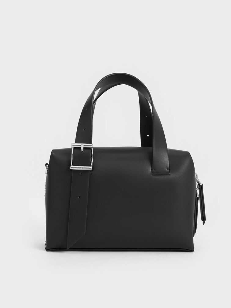 Marceline Bowling Bag, Noir, hi-res