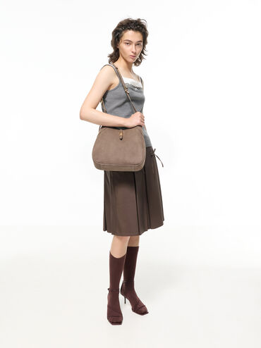 T&uacute;i đeo vai h&igrave;nh thang Adalyn x&aacute;m đ&aacute;, Stone Grey, hi-res