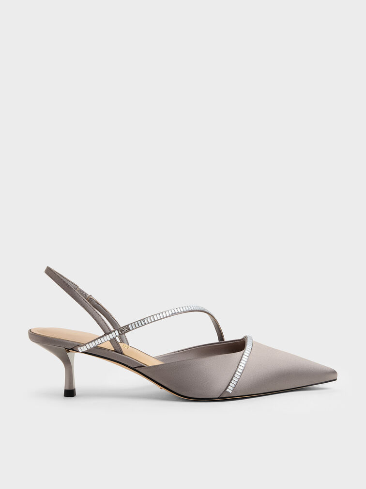 Gi&agrave;y sandals cao g&oacute;t mũi nhọn, X&aacute;m be, hi-res