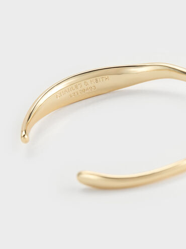 Donora Sculptural Cuff Bangle, Gold, hi-res