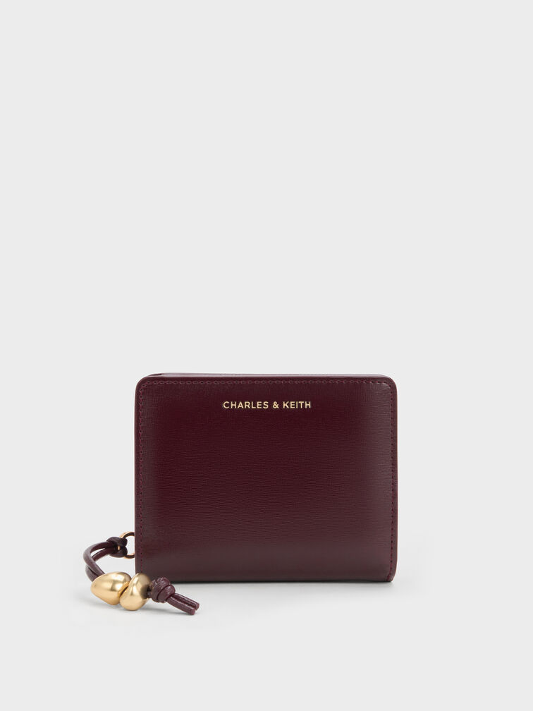 Augustine Zip-Around Small Wallet, Wineberry Red, hi-res