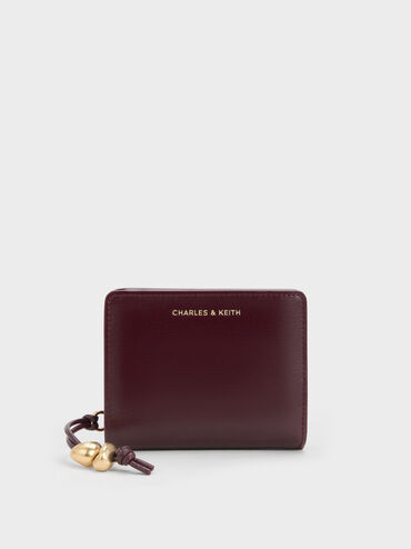 Augustine Zip-Around Small Wallet, Wineberry Red, hi-res