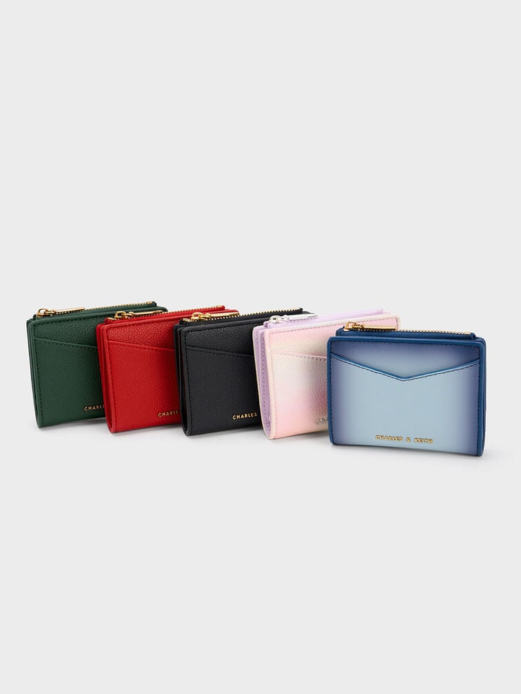 Cayce Holographic Short Wallet, Pearl, hi-res