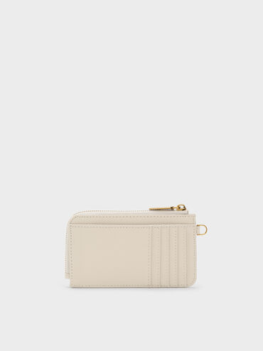 Dixie Wristlet Card Holder, Cream, hi-res