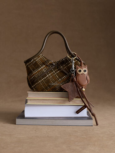 T&uacute;i x&aacute;ch Hazel Checkered Bow, Nhiều m&agrave;u, hi-res