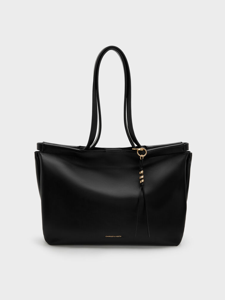 T&uacute;i tote tua rua XL Zephyr, Đen, hi-res