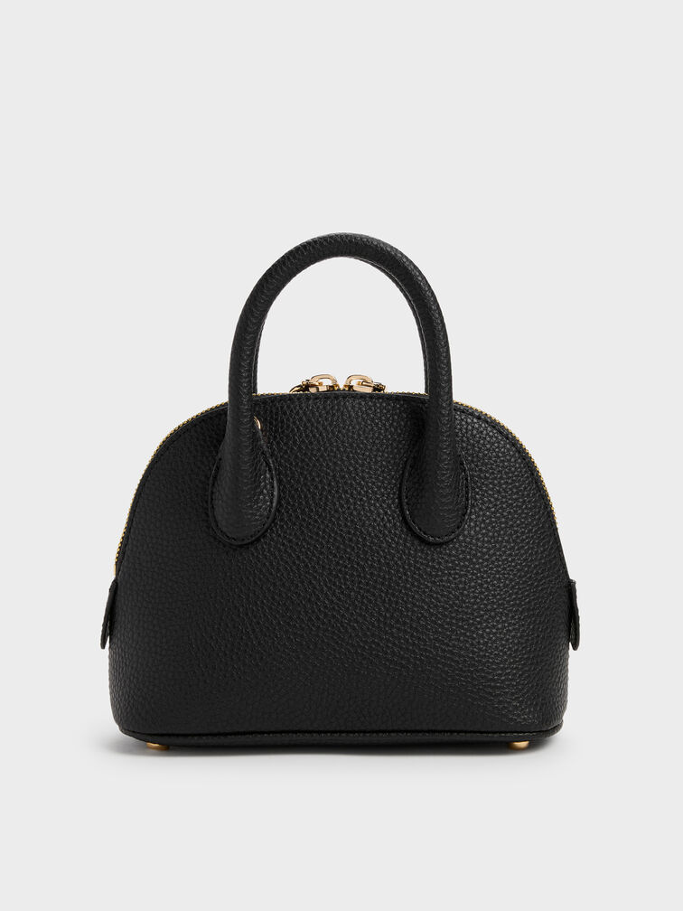 Beryl Bowling Bag, Black, hi-res