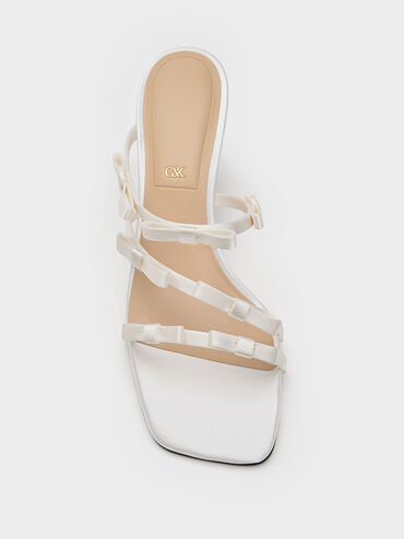 Gi&agrave;y mules cao g&oacute;t Jessy Recycled Polyester, Trắng, hi-res