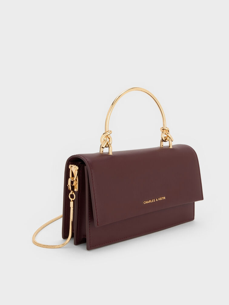 V&iacute; d&agrave;i phom chữ nhật Kristine, Wineberry Red, hi-res