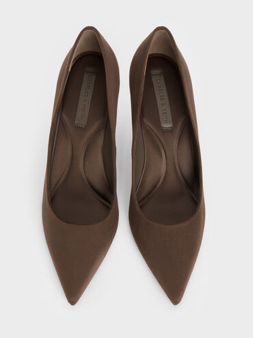 Gi&agrave;y cao g&oacute;t mũi nhọn Emmy, Dark Brown Textured, hi-res