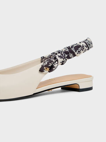 Gi&agrave;y sandals đế thấp Tayari Leather, Phấn, hi-res