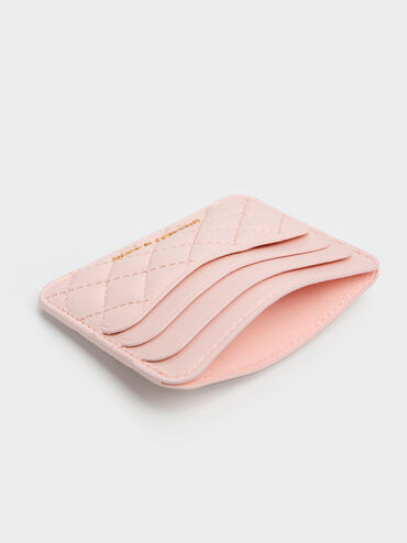 V&iacute; đựng thẻ Cleo Quilted, Soft Pink, hi-res