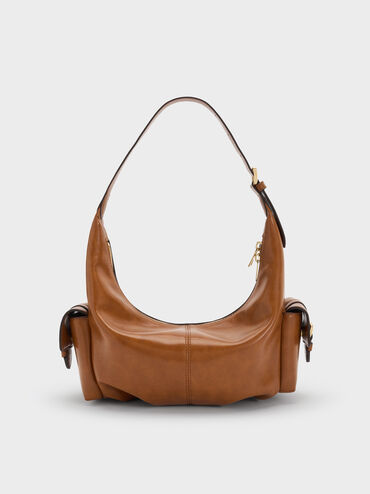 T&uacute;i đeo ch&eacute;o Bessie Side-Pocket, Distressed Tan, hi-res
