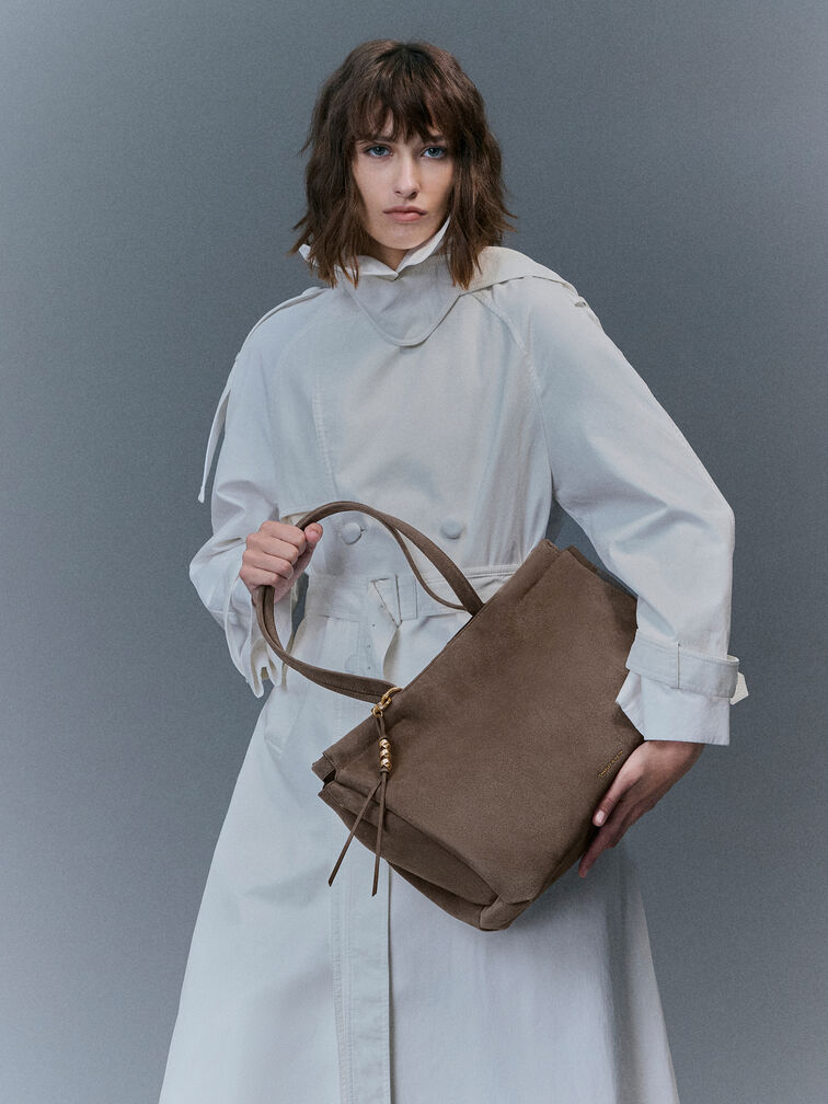 T&uacute;i tote tua rua XL Zephyr, Stone Grey, hi-res