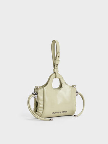 Quinby Micro Bag Charm, Pale Sage, hi-res