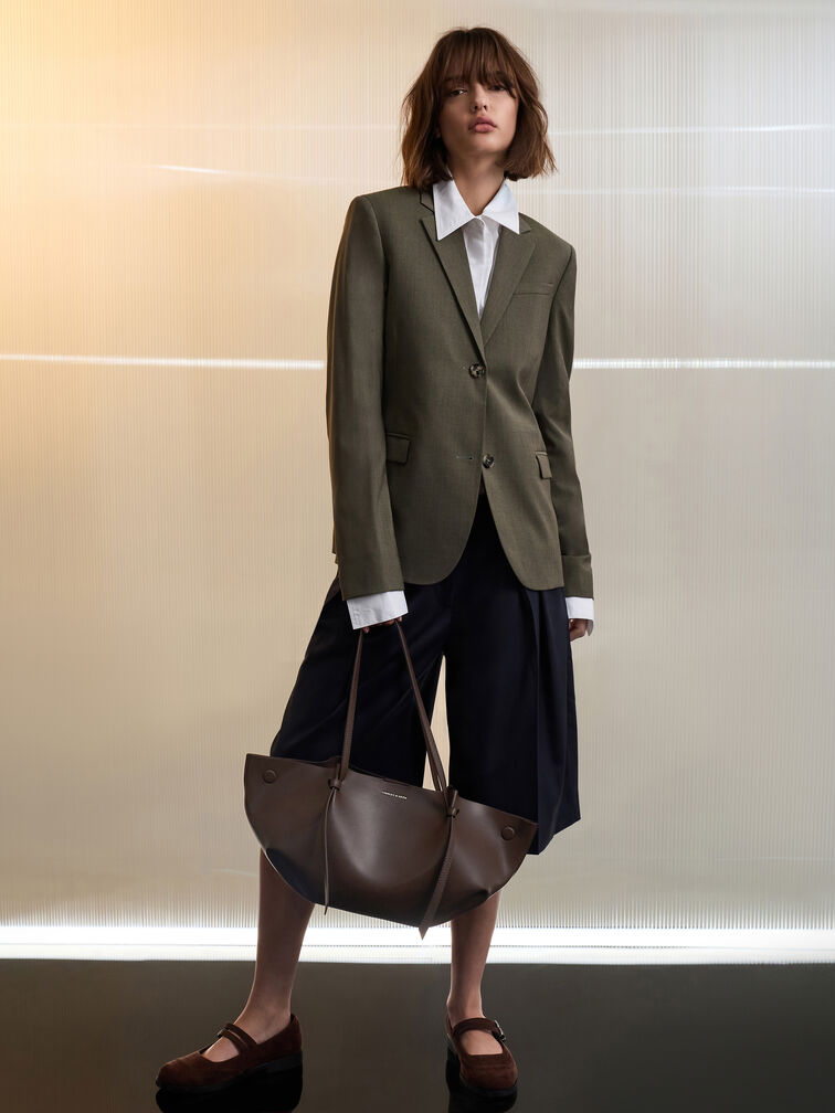 Túi tote Calla, Nâu sẫm, hi-res