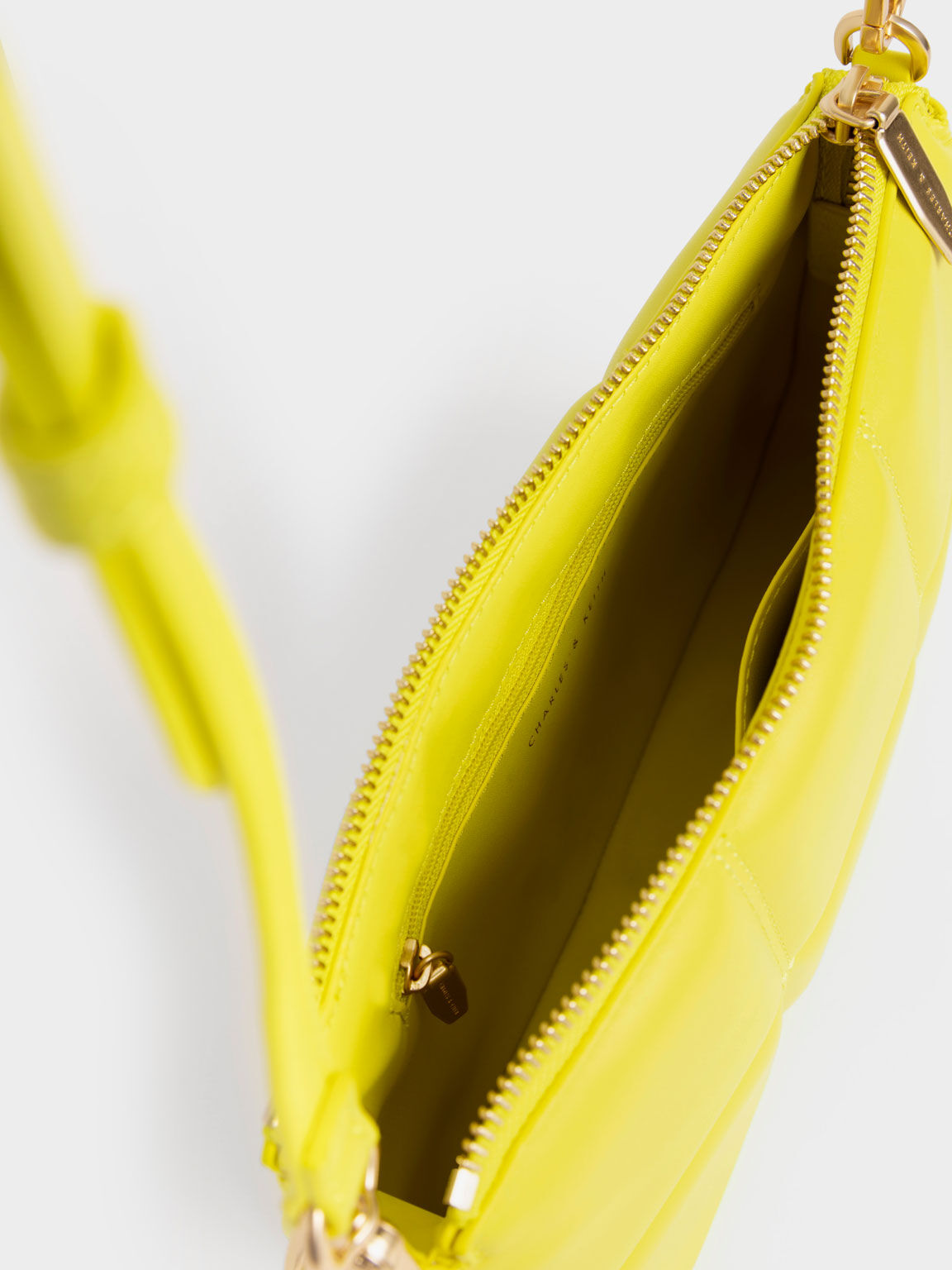 Túi đeo vai nữ phom chữ nhật thời trang, Vàng chanh, hi-res