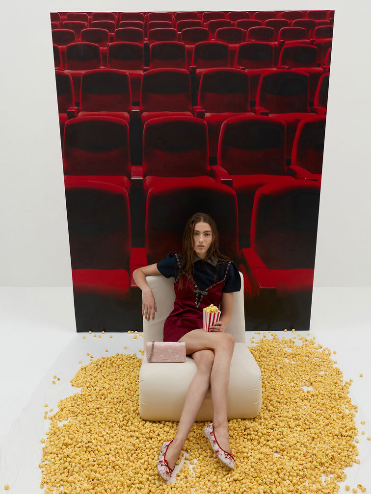 V&iacute; d&agrave;i nắp gập Paffuto Quilted, Soft Pink, hi-res