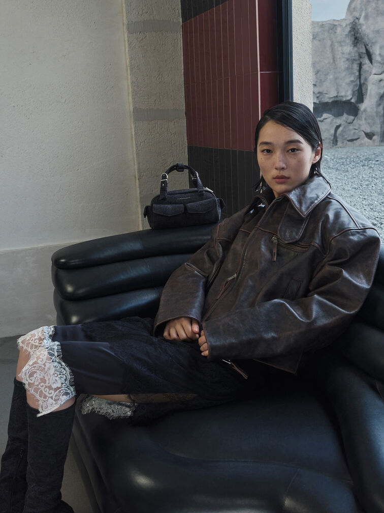 T&uacute;i x&aacute;ch phom chữ nhật Rachel Denim, Xanh denim, hi-res